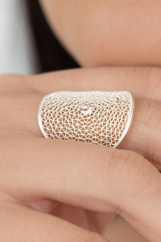 Anillo Border, Plata 925!